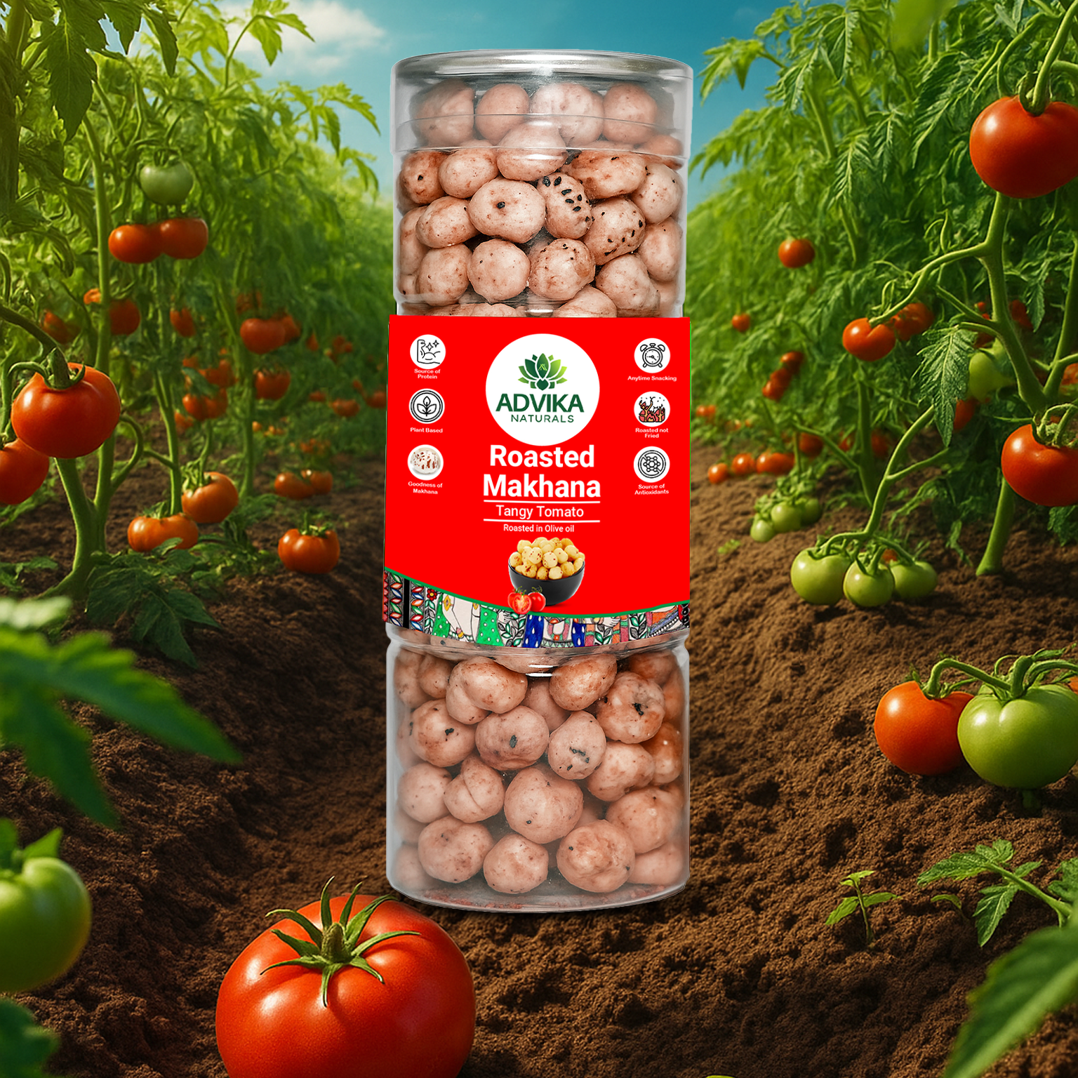 Tango Tomato Makhana Jaar Pack